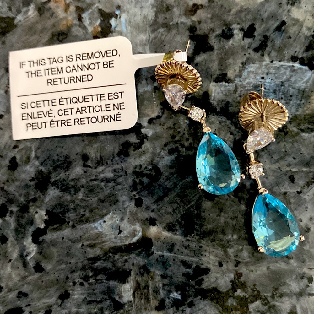 Drop earrings. NEW in box. Gem Illusions